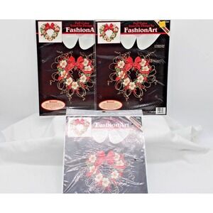 1994 Iron-On A CHRISTMAS HEART 80228 Lot of 3 Vintage Sealed NEW Dimensions